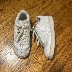 Nike Court Vision Low White Sneakers